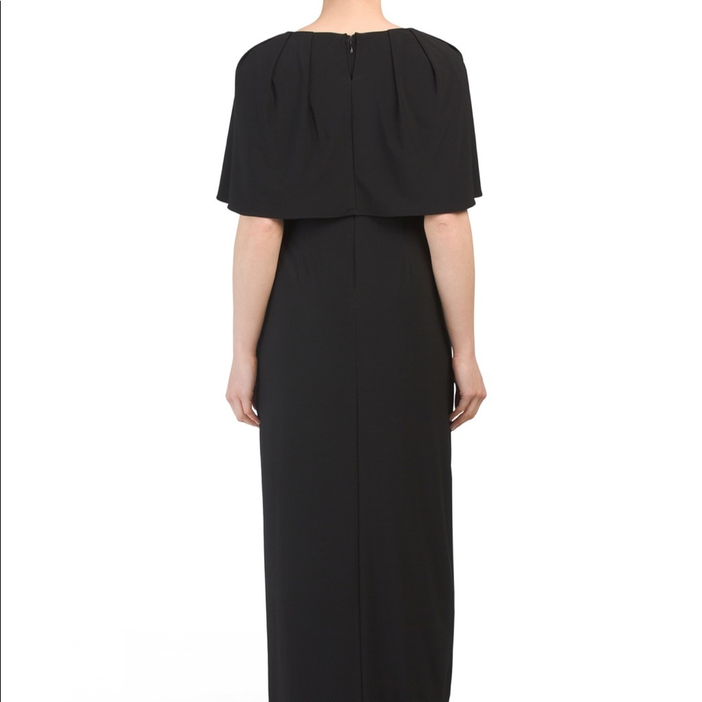 Adrianna Papell Long Draped Dress - Picture 2 of 2